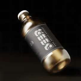 Stub or Steinie Style Beer Bottle 03